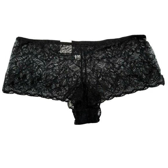Inc Women's Lace Boyshort Size 1X Black Underwear - Picture 3 of 9